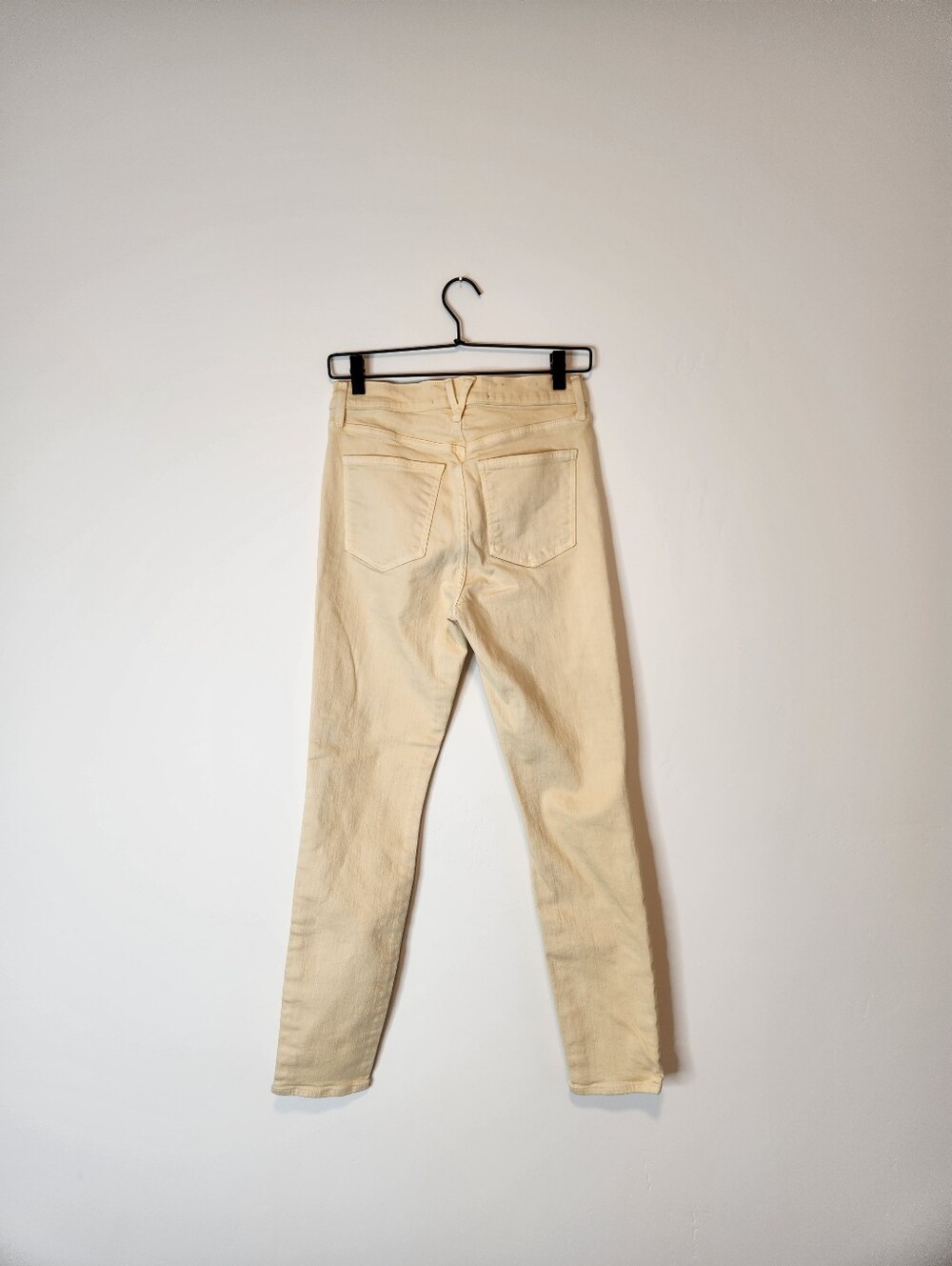 Veronica Beard Maera High Rise Skinny Jean In Mustard Size 28/6 - Picture 3 of 8